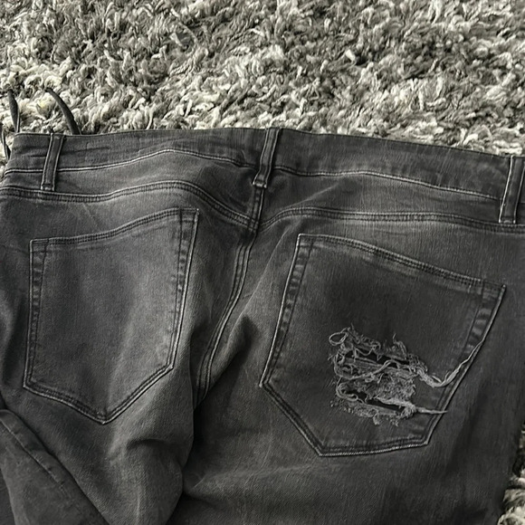 Gray ASOS Crop Jeans - Picture 4 of 6